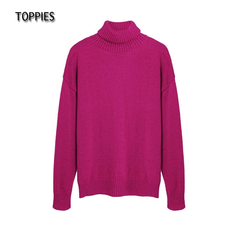 Christmas Gift Toppies 2022 Autumn Winter women fashion Sweater 15% wool Green turtleneck sweater Knitted Tops Korean Winter Clothes