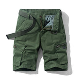 Wenkouban 2023 New Spring Summer Men Cargo Shorts Cotton Relaxed Fit Breeches Bermuda Casual Short Pants Clothing Social Cargo Short Men
