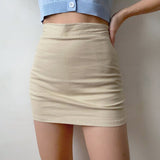 Wenkouban - Cargo Half-Length Skirt