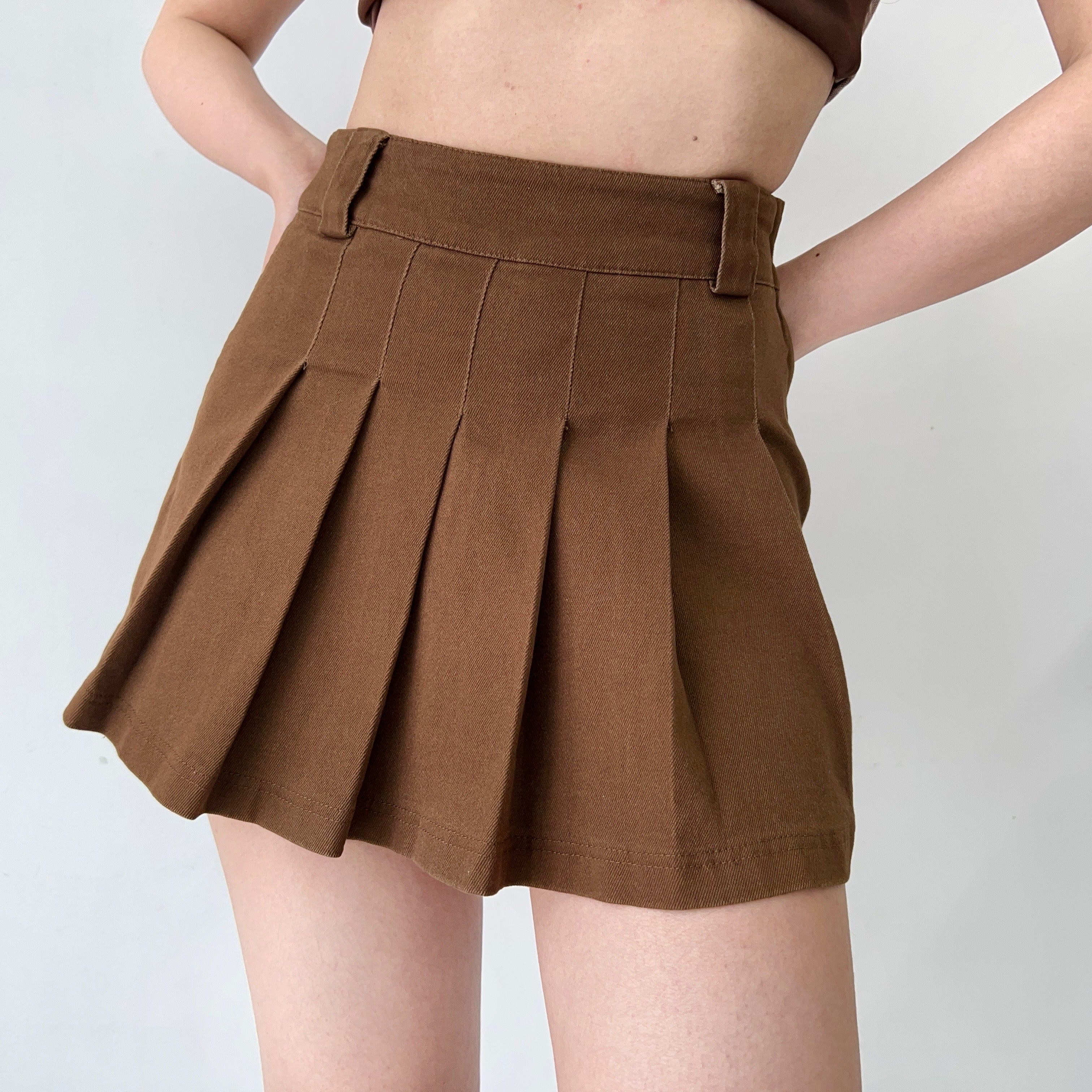 Wenkouban - Cedar Pleated Tennis Skirt