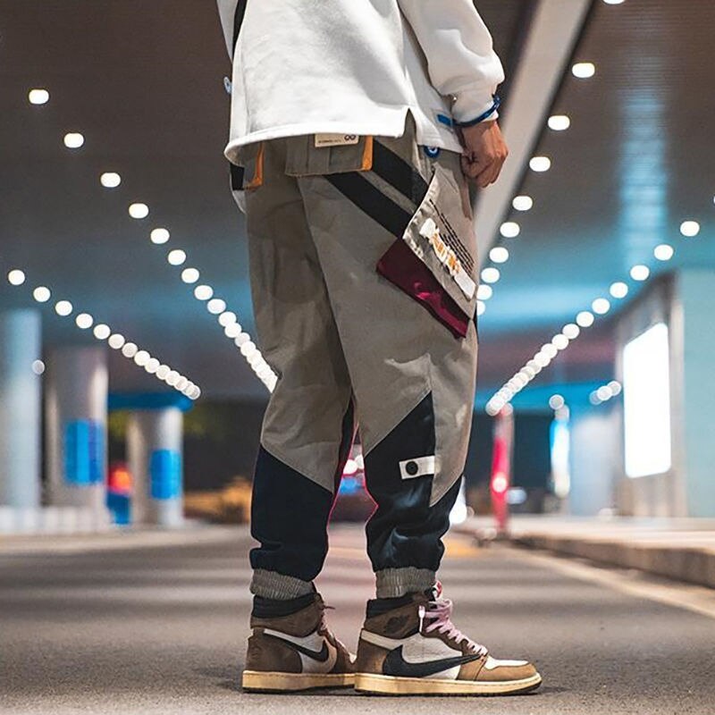 Wenkouban Back To School  Men's Cargo Pants For Men Harajuku Cargo Trousers Male Loose Korean Streetwear Hip Hop Japanese 5XL Pocket Spliced