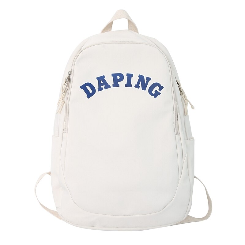 BACK TO COLLEGE  Fashion Simple Waterproof Men Backpack High School Bookbag for Girl/Boy Rucksack Large Schoolbag Lady Travel Mochila
