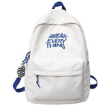 Wenkouban Trendy Girl Boy Waterproof Laptop College Backpack Fashion Travel Lady Nylon Bag Men Women School Backpack Female Male Book Bags