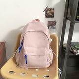 WENKOUBAN  Women Mochila Fashion Cute Girls Bookbag for Schoolbag Summer Teens Student Backpack Laptop Rucksack Solid Travel Bag