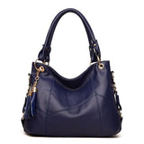 Wenkouban  Women Leather Handbags Women Messenger Bags Female Crossbody Bags Ladies Designer Shoulder Bag Top-handle Bag Vintage Retro Tote
