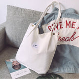 Wenkouban  Fashion Outdoor Leisure Shopping Bag Shoulder Bags Women New Corduroy Canvas Bag Girl Travel Party Organizer with Button Handbag