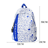 Back to school  Fashion Large Bookbag for Girls Boys Schoolbag High Capacity Teenagers Backpack Laptop Rucksack Women Travel Mochila