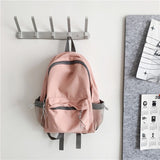 BACK TO SCHOOL  Fashion Women Mochila Waterproof Travel Bag for Girls Leisure Backpack Solid College Bookbag Rucksack Lady Small Bag