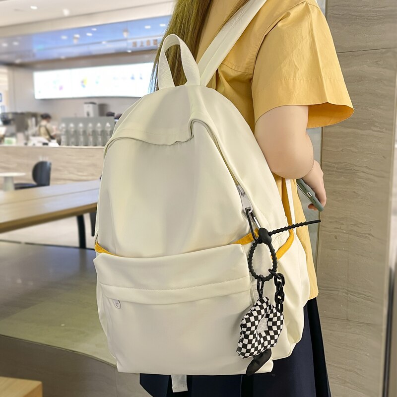 Back to school  Fashion Women Mochila Travel Shoulder Bag Girls Cute Bookbag Laptop Rucksack for Schoolbag Teen Backpack Student Solid