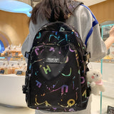 Wenkouban Female Cute Pink College Backpack Cool Women School Bag Girl Travel Book Laptop Backpack Fashion Ladies Trendy Color Student Bag