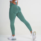Wenkouban Summer Pants For Women High Waist Butt Lifting Womens Leggings Gym Sport Workout Seamless Yoga Pants Jogging Gradient Yoga Pant