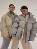 Wenkouban Winter Zipper Casual Y2K Clothes Loose Over Sized Jackets For Women 2023 Korean Fashion Streetwear Pocket Warm Coats