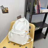 Back to school  Fashion Women Mochila Travel Shoulder Bag Girls Cute Bookbag Laptop Rucksack for Schoolbag Teen Backpack Student Solid