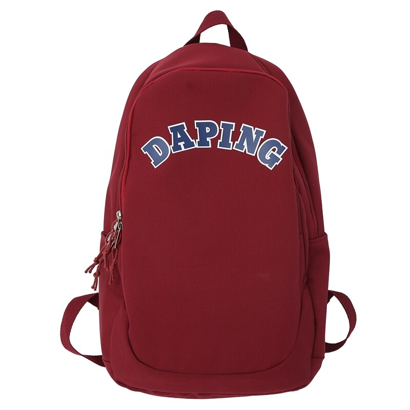 BACK TO COLLEGE  Fashion Simple Waterproof Men Backpack High School Bookbag for Girl/Boy Rucksack Large Schoolbag Lady Travel Mochila