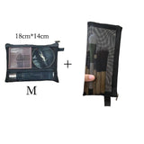 Wenkouban  Mini Mesh Cosmetic Bag Women Portable Lipstick Bag Makeup Bag One Set Makeup Pouch Toiletry Bag Necessarie Feminina Kosmetyczka