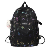 Wenkouban Female Cute Pink College Backpack Cool Women School Bag Girl Travel Book Laptop Backpack Fashion Ladies Trendy Color Student Bag