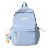 Wenkouban Female Waterproof White Laptop College Backpack Girl Travel Book Backpack Fashion Lady Student Bag Cute Women Trendy School Bags