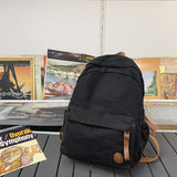 Wenkouban Lady Male Canvas Vintage College Backpack Cool Girl Boy Travel Leisure Retro Book Bag Fashion Female Laptop Men Women School Bag