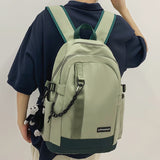 Wenkouban Fashion High Capacity Male Female Nylon College Bag Cool Lady Backpack Men Women Book Bag Girl Boy Travel School Backpack Trendy