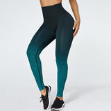 Wenkouban Gradient Color Energy Legging Women Workout Fitness Jogging Running Leggings Gym Tights Stretch Sportswear Yoga Pants