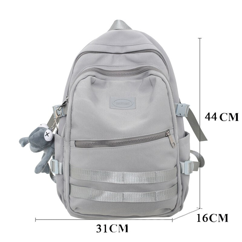 Back to school  Men Travel Bagpack Waterproof Fashion Boys Bookbag Schoolbag High School Nylon Mochila Laptop Women Trendy Rucksack