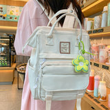 Wenkouban New Women Yellow Cute Trendy School Bag Girl Travel Book Backpack Fashion Lady Student Bag Female Laptop College Backpack Kawaii