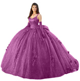 Wenkouban  Sequins Quinceanera Dresses  Sweet 15 Ball Gowns Crystal Bow Flower Lace Luxuy Girls Birthday Evening Formal Party Beaded Women