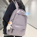 Wenkouban Fashion Girl Boy Waterproof Travel Student Backpack Cool Lady Male Backpack Female Men Nylon College Bag School Trendy Women Bag