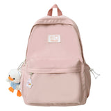 Wenkouban Female Waterproof White Laptop College Backpack Girl Travel Book Backpack Fashion Lady Student Bag Cute Women Trendy School Bags