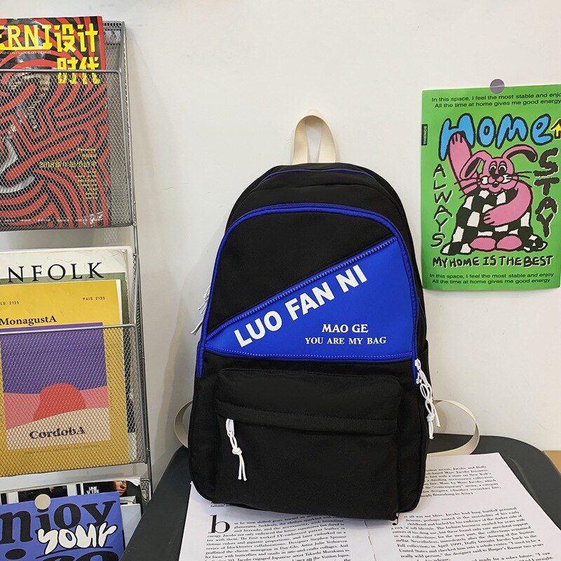 BACK TO COLLEGE   Men Fashion Backpack Lovers Schoolbag for Girls Boys Rucksack Women Shoulder Bag High School Bookbag Travel Mochila