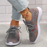 Wenkouban - Black Casual Sportswear Daily Patchwork Frenulum Round Comfortable Out Door Shoes